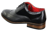 Vīriešu melnas brogu kurpes
