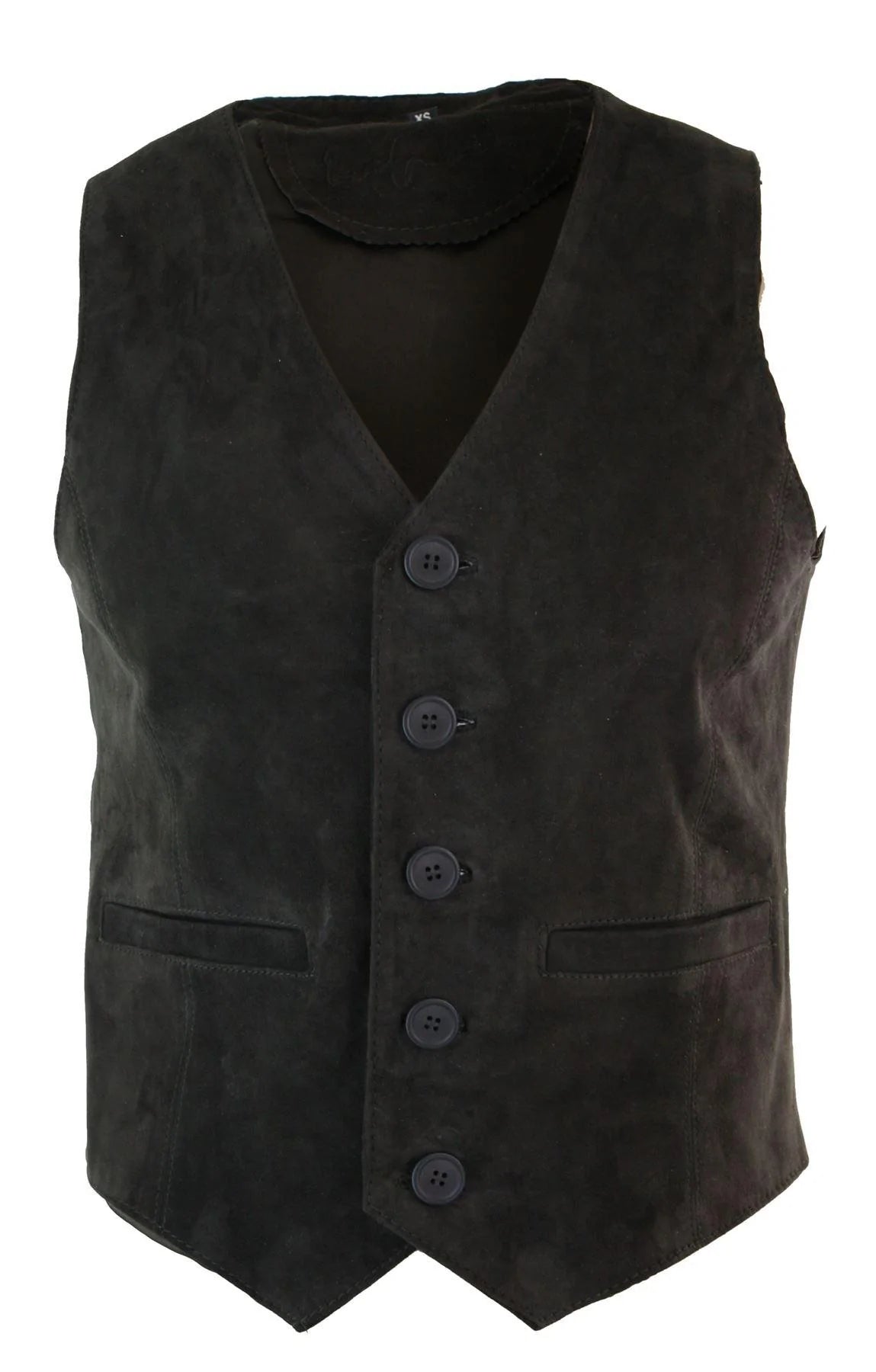 Vīriešu veste, īsta zamšādas, retro vintage vesterna veste, brūna
