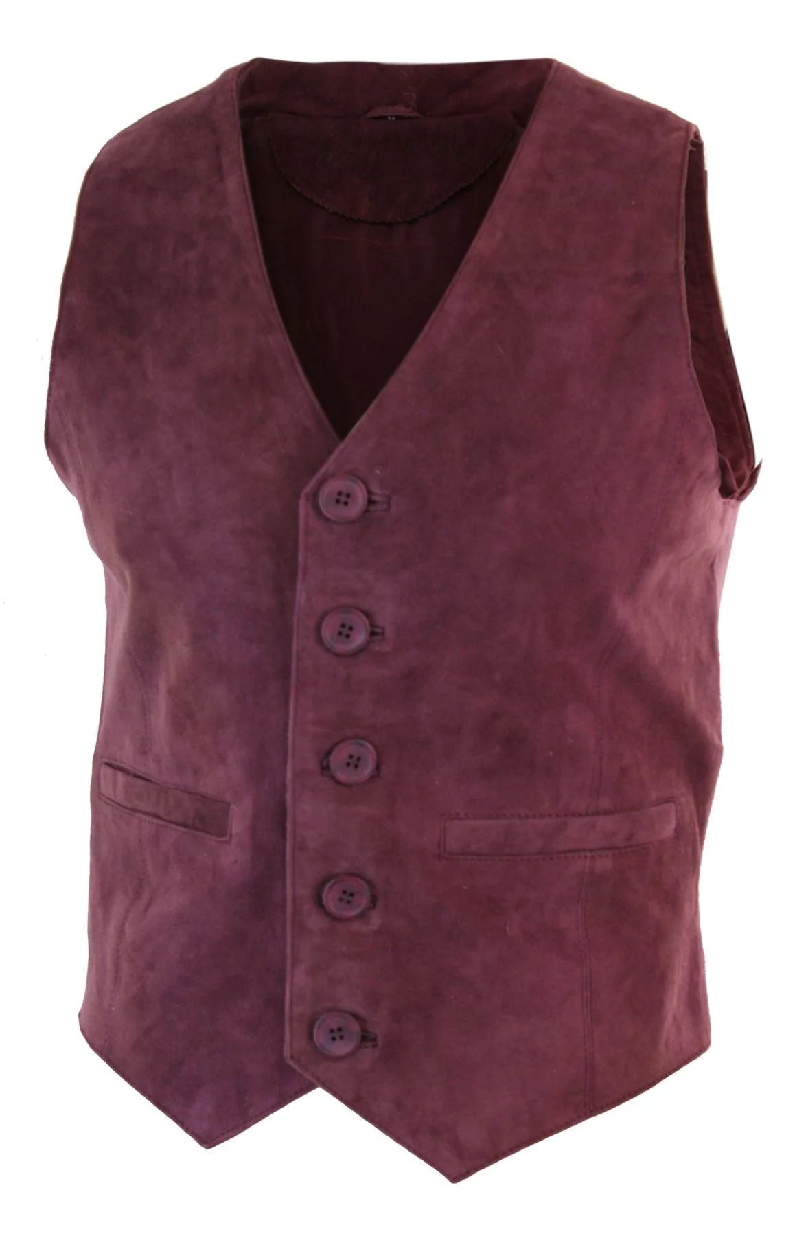 Vīriešu veste, īsta zamšādas ādas, retro vintage, vesterna stila, bordo krāsā
