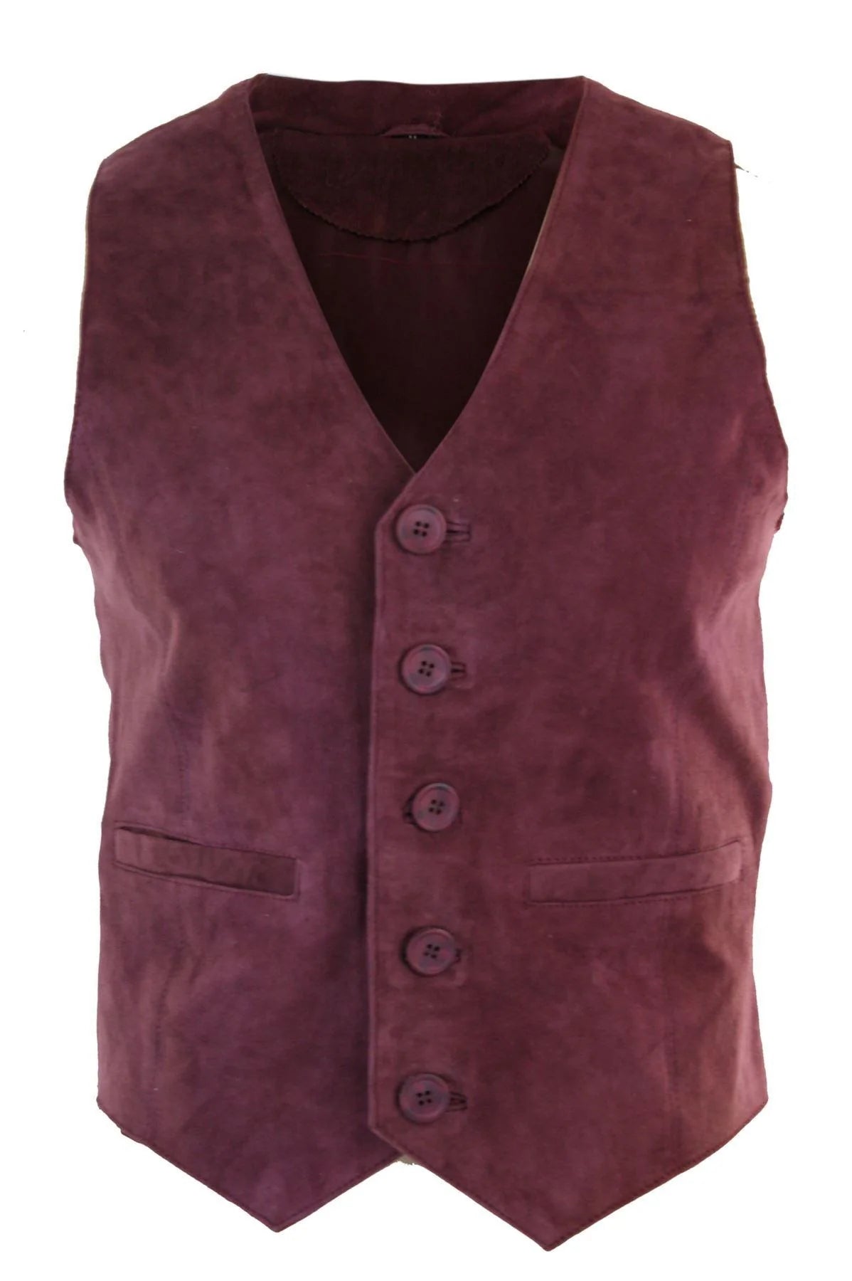 Vīriešu veste, īsta zamšādas ādas, retro vintage, vesterna stila, bordo krāsā