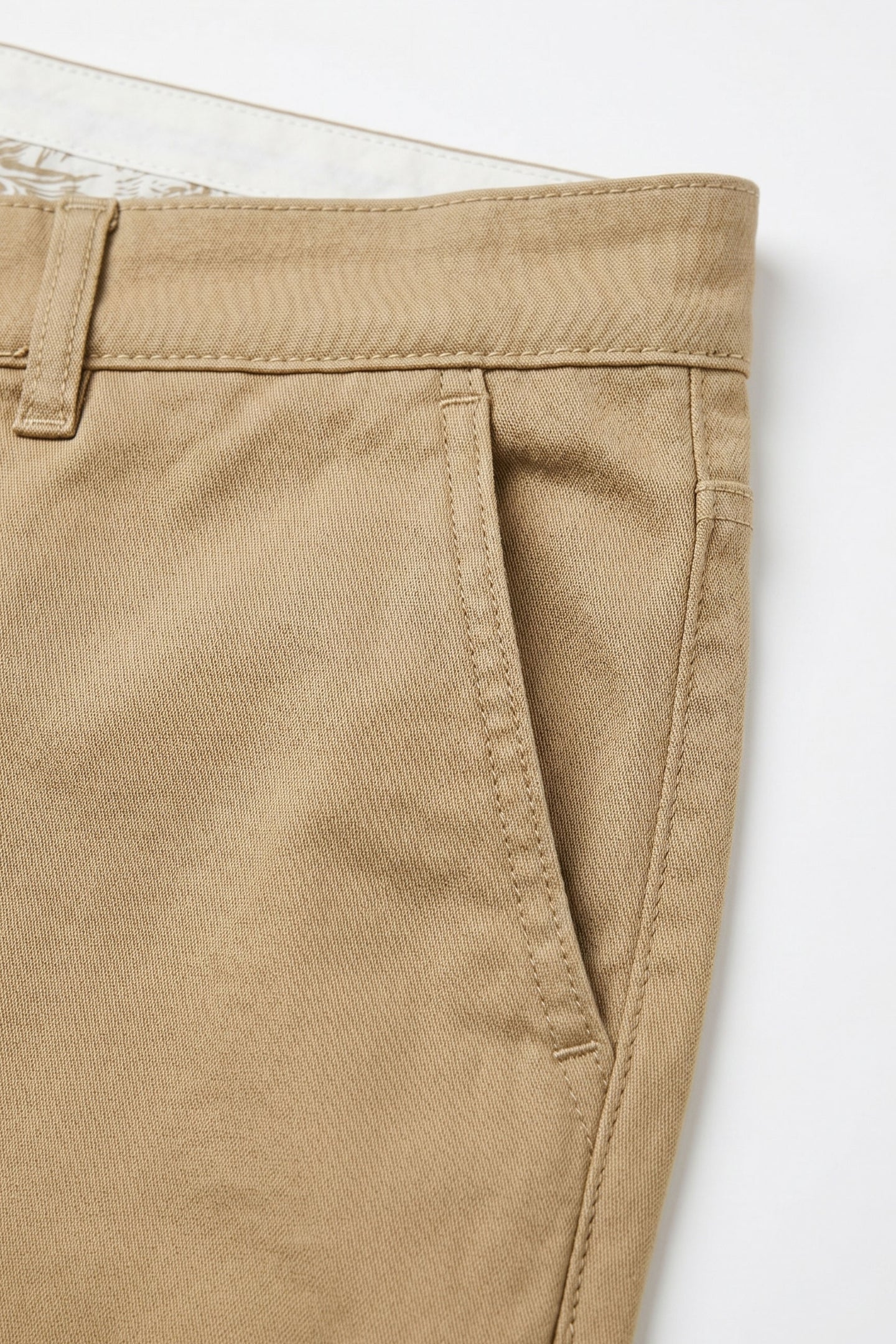 Vīriešu haki krāsas lina maisījuma chino bikses no tencel kokvilnas plāna vasaras materiāla
