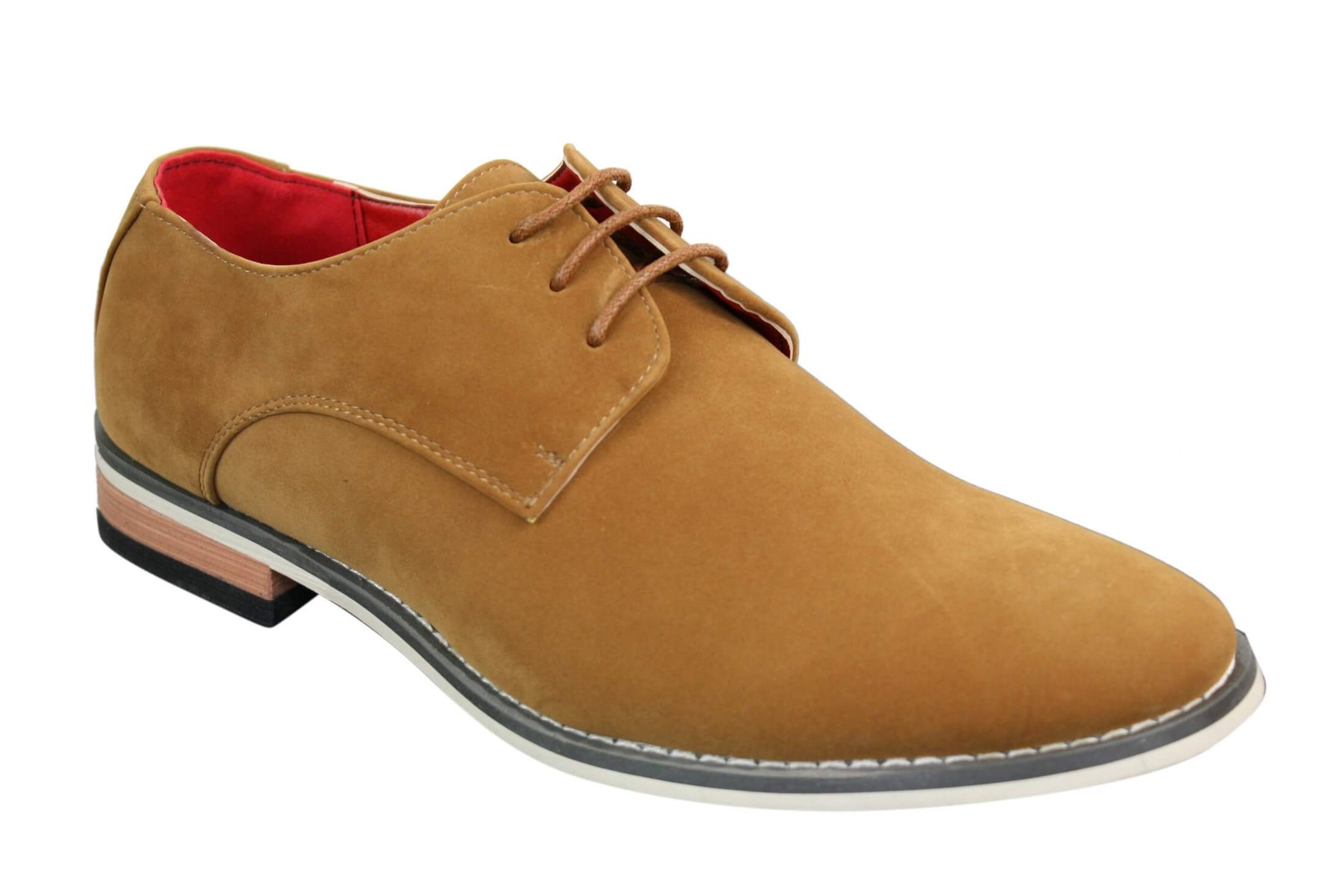 Fiorello 601 vīriešu zamšādas elegantās ikdienas Oksfordas kurpes ar šņorēm, brūnas, melnas, zilas