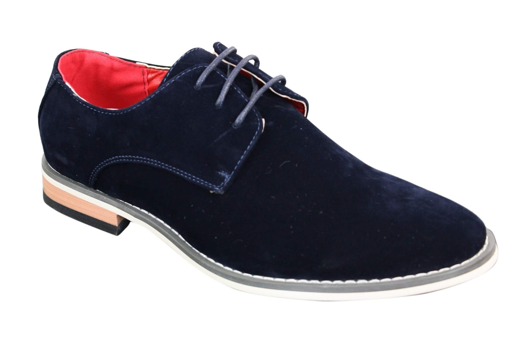 Fiorello 601 vīriešu zamšādas elegantās ikdienas Oksfordas kurpes ar šņorēm, brūnas, melnas, zilas