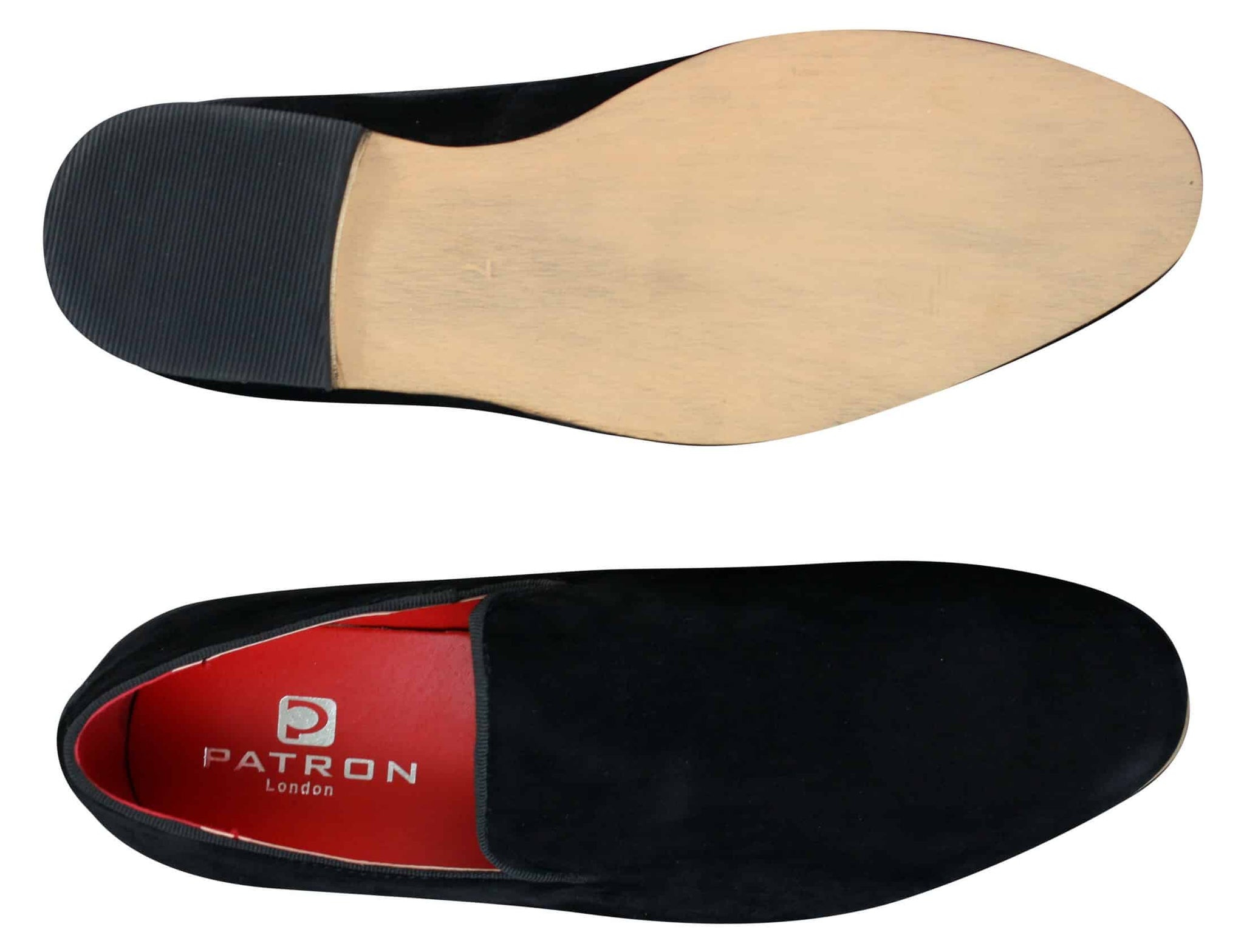 Vīriešu zamšādas ādas PU uzvelkamie apavi, melni, eleganti, ikdienas apavi