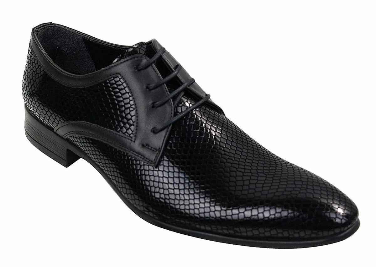 Vīriešu eleganti, formāli, šņorēti, tumši zili, sarkani, melni, lakoti, krokodila, čūskas, ādas, spīdīgi apavi