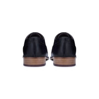 Vīriešu īstas ādas klasiskās brogu kurpes melnas, šņorētas, elegantas, formālas ādas, vintage stila kurpes