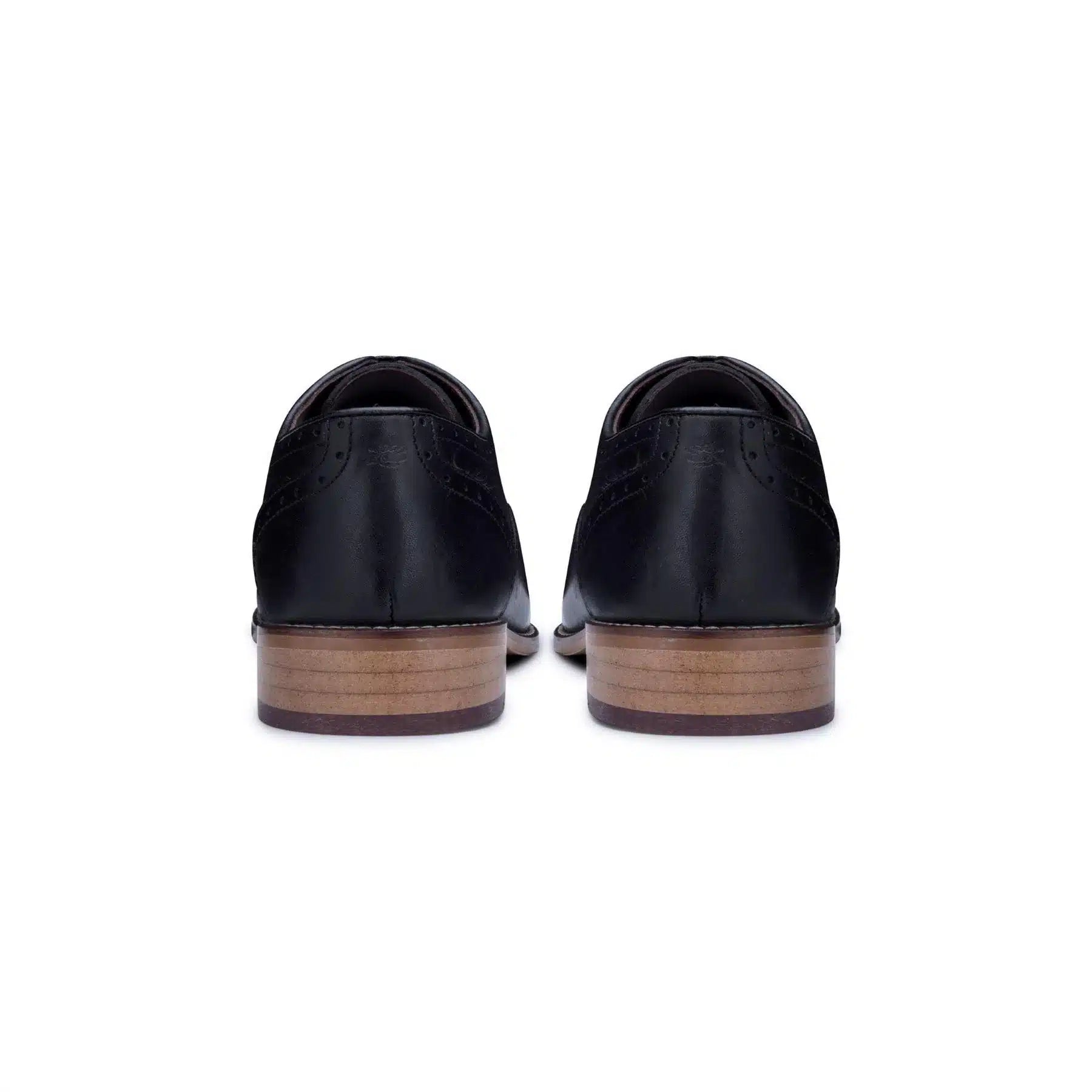 Vīriešu īstas ādas klasiskās brogu kurpes melnas, šņorētas, elegantas, formālas ādas, vintage stila kurpes