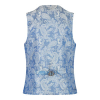 Zēnu trīsdaļīgs krēmkrāsas tvīda uzvalks kāzām, ballītēm, rūtains, pieguļošs, elegants, formāls