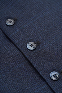 Caridi - vīriešu tvīda veste tumši zila krāsā