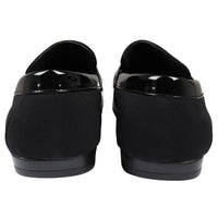 Vīriešu viegli uzvelkami, melni mokasīni