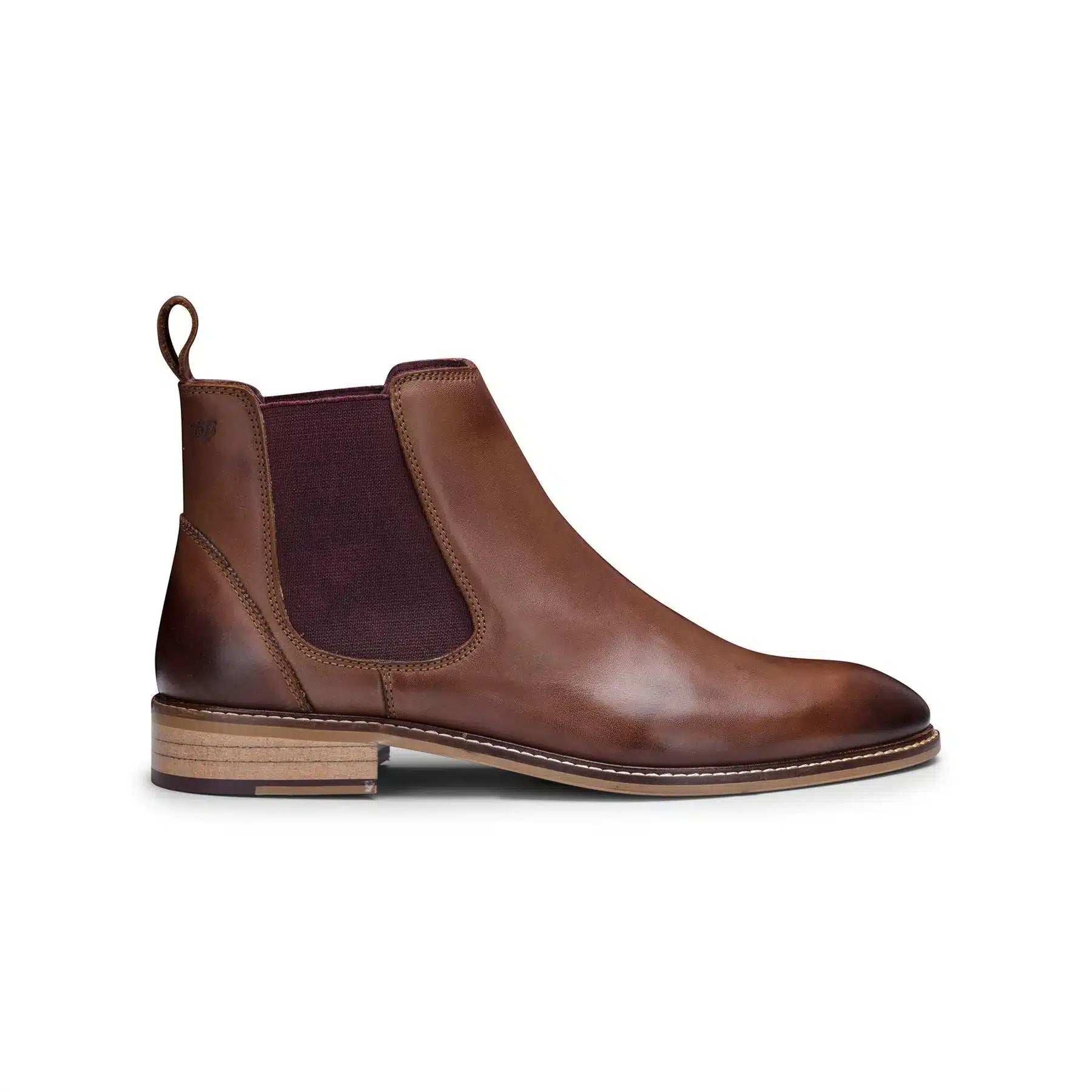 Vīriešu īstas ādas Chelsea dīlera zābaki, uzvelkami, eleganti, ikdienišķi, retro, vintage stila zābaki, klasiski