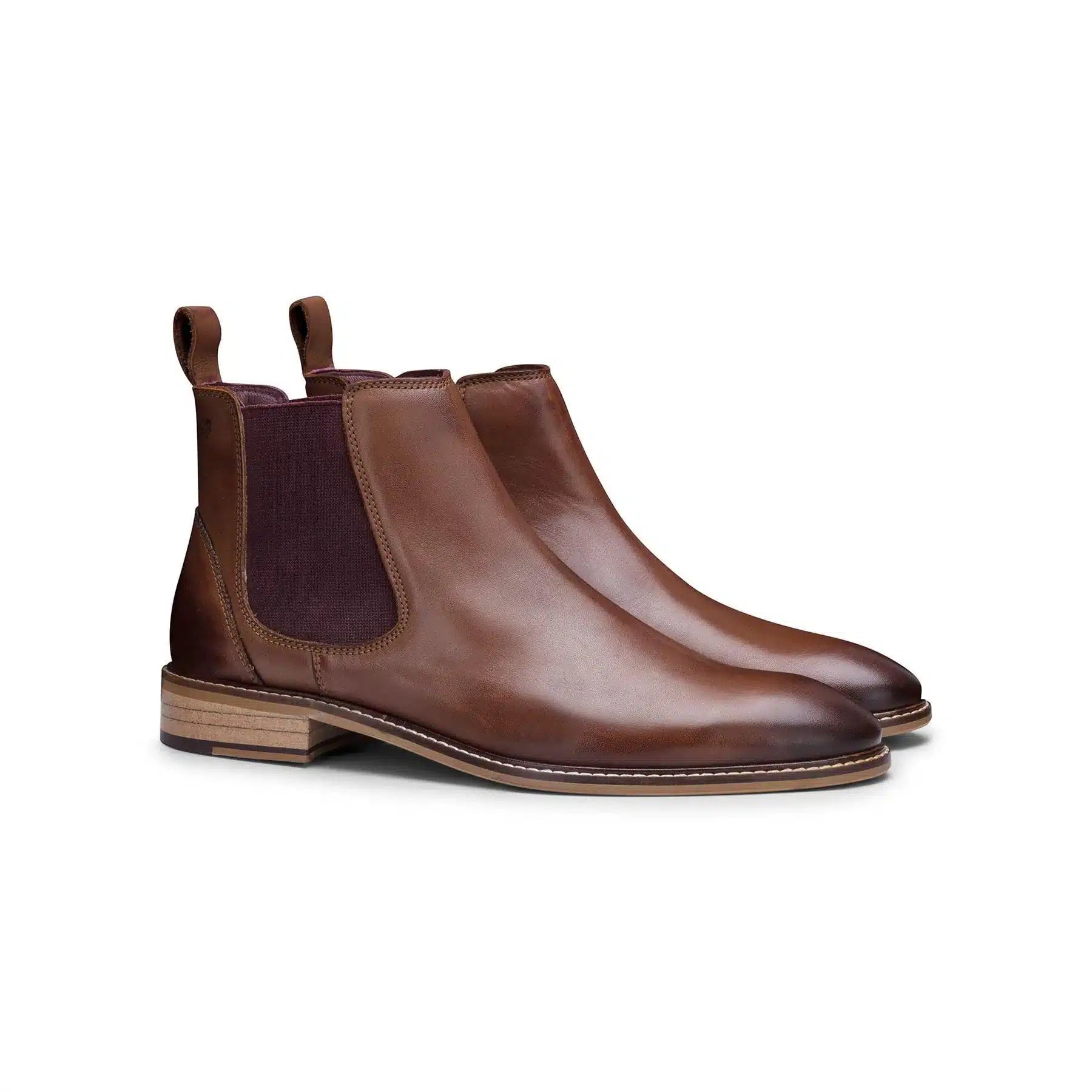 Vīriešu īstas ādas Chelsea dīlera zābaki, uzvelkami, eleganti, ikdienišķi, retro, vintage stila zābaki, klasiski