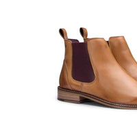 Vīriešu īstas ādas Chelsea dīlera zābaki, uzvelkami, eleganti, ikdienišķi, retro, vintage stila zābaki, klasiski