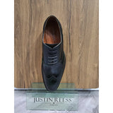 Harry - vīriešu zaļas lakotas ādas broga kurpes