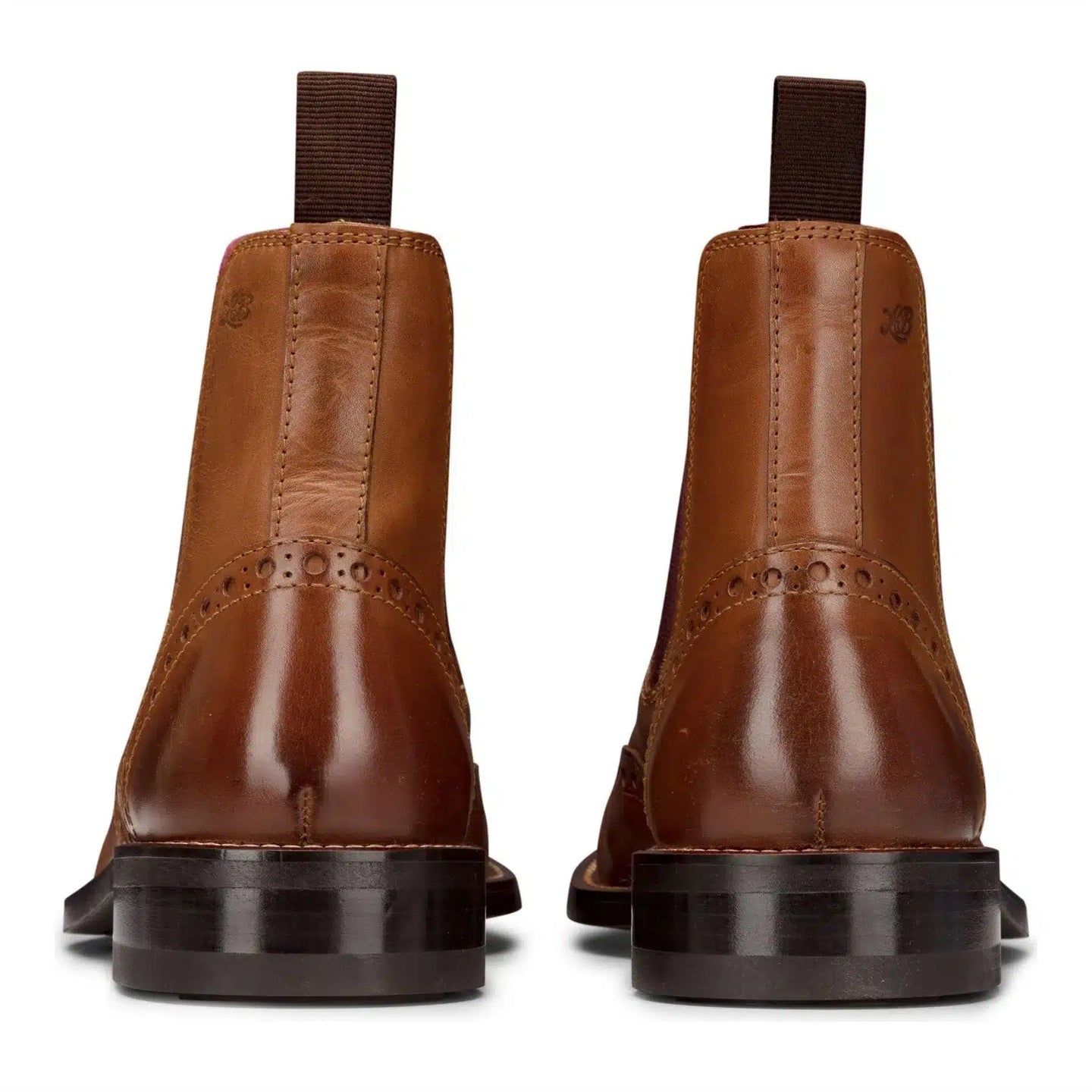 Vīriešu uzvelkami īstas ādas brogue zābaki brūni, gaiši dzelteni, klasiski, eleganti, formāli, Londonas stilā