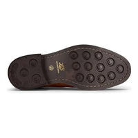 Vīriešu uzvelkami īstas ādas brogue zābaki brūni, dzeltenbrūni, klasiski, eleganti, formāli, Londonas stilā