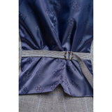 Arriga - vīriešu pelēkzila rūtaina veste