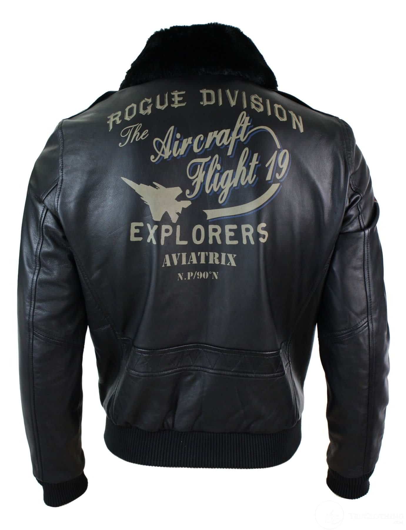 Vīriešu īstas ādas melna aviatora kažokādas apkakles pilota jaka Slim Fit Bomber jaka