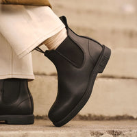 Booma 607 - melni ādas Chelsea zābaki
