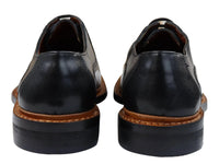 Vīriešu brogue Oxford kurpes, dzeltenbrūnas, melnas, mežģīņotas ādas Goodyear apavi, apmales