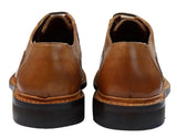 Vīriešu brogue Oxford kurpes, dzeltenbrūnas, melnas, mežģīņotas ādas Goodyear apavi, apmales