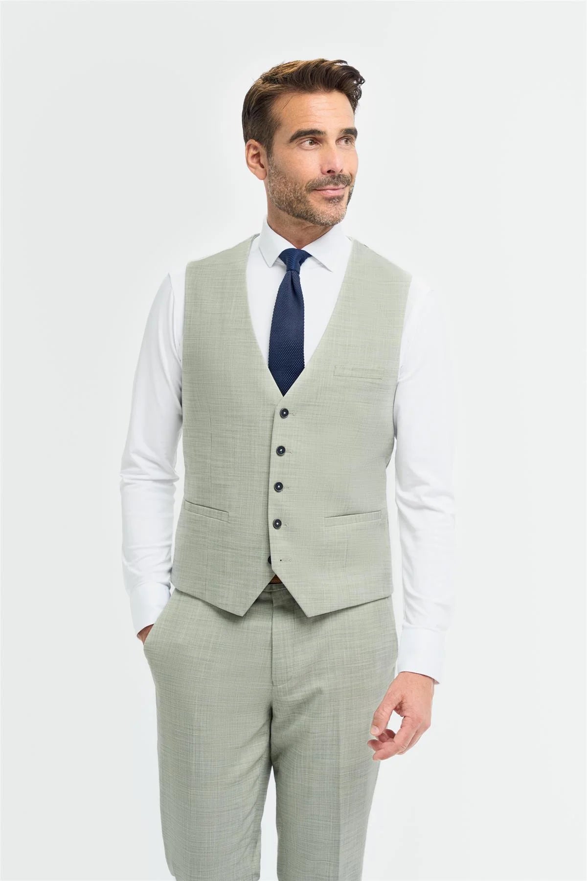 Camden - vīriešu salvijas zaļa veste