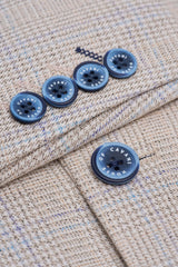 Caridi - vīriešu tvīda bēša kāzu žakete