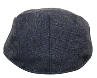 Cavani Martez cepure - vīriešu vectētiņa cepure, tumši zila, plakana cepure, zivju kaula raksts, vintage retro Del Boy, klasiska Gatsby Peaky Blinders