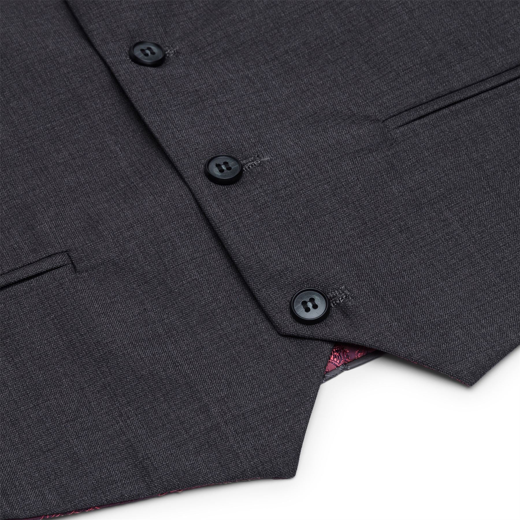 Zēnu trīsdaļīgs tumši pelēks uzvalks, klasisks kāzu, ballīšu, vintage stilā