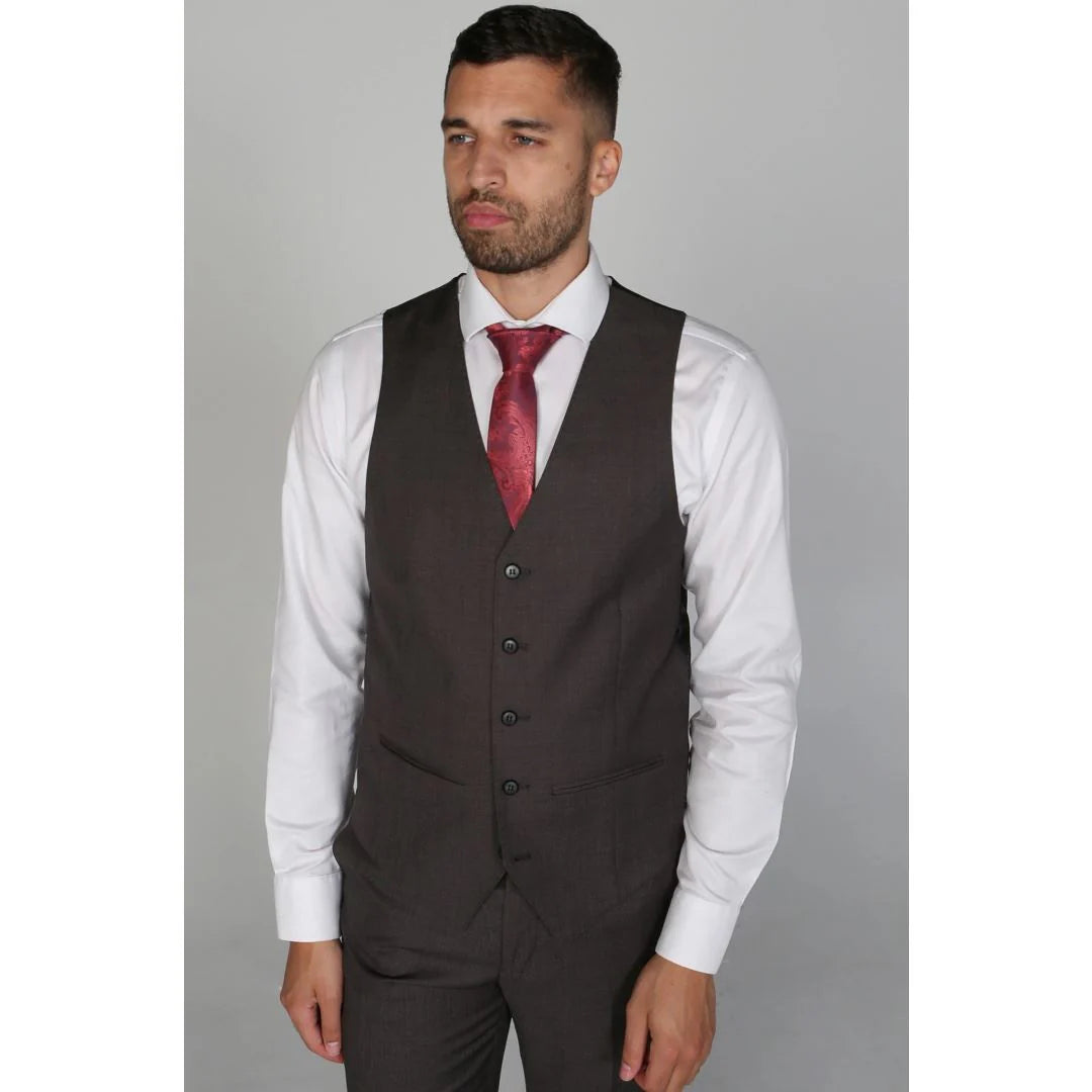 Charles - vīriešu tumši pelēka veste