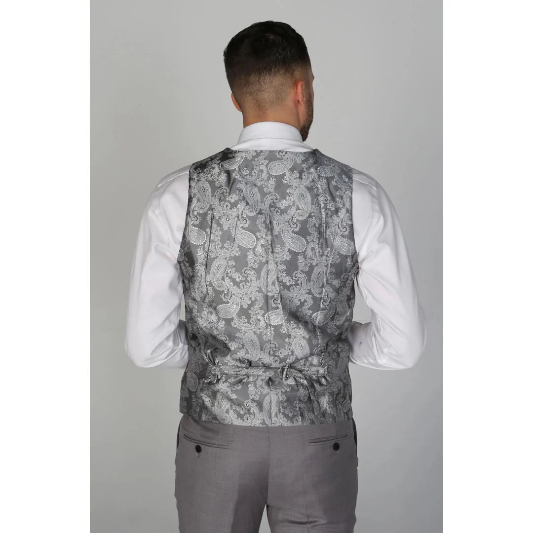 Charles - vīriešu pelēka veste