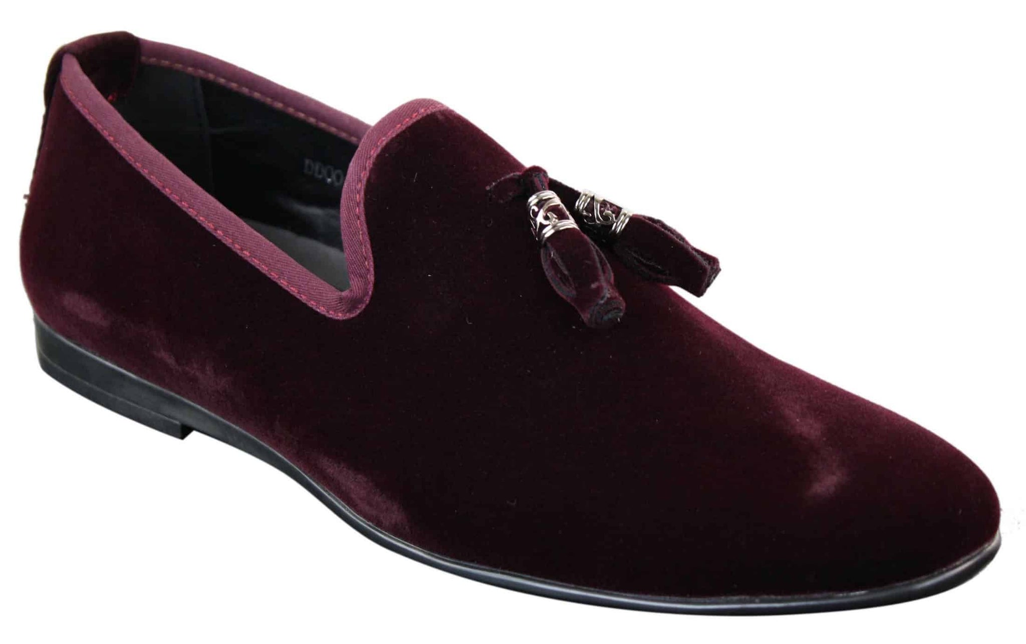 Elong dd0019 - vīriešu samta uzvelkamie zamšādas autovadītāja apavi, pušķu imitācijas mokasīni, eleganti, ikdienas, vīna zili.