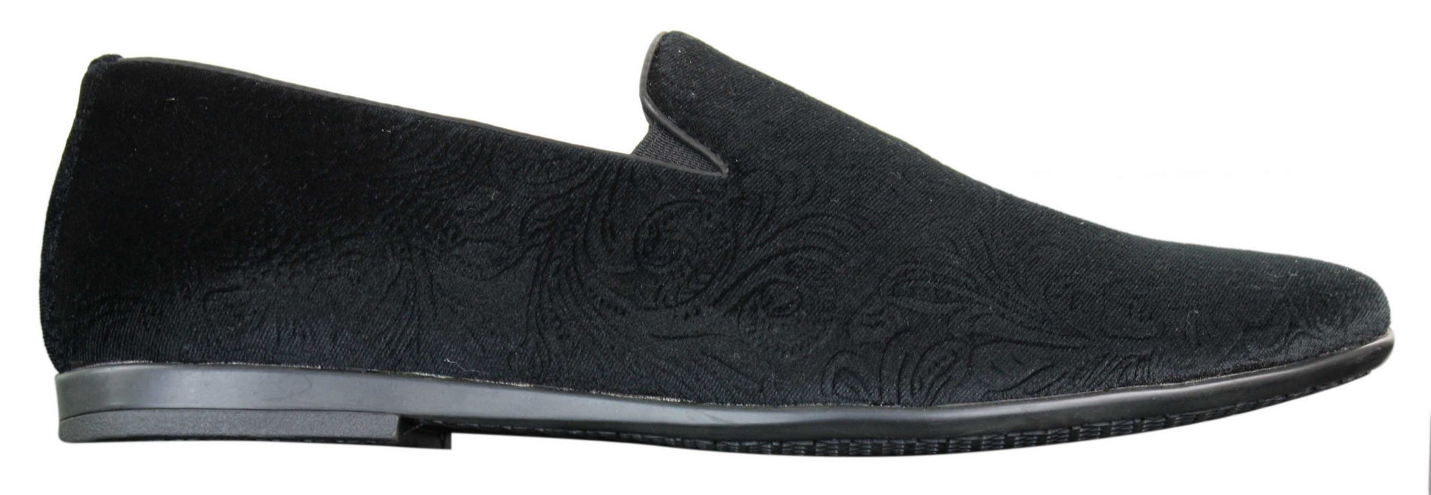 Elong DD0083 - vīriešu samta uzvelkamie Paisley raksta autovadītāja apavi, eleganti, ikdienas, vīna zili melni