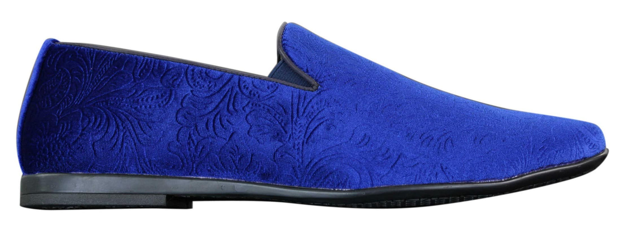Elong DD0083 - vīriešu samta uzvelkamie Paisley raksta autovadītāja apavi, eleganti, ikdienas, vīna zili melni