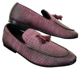 Elong DD0085 - vīriešu čūskas krokodilādas PU mokasīni, uzvelkami, ērti, vintage stilā