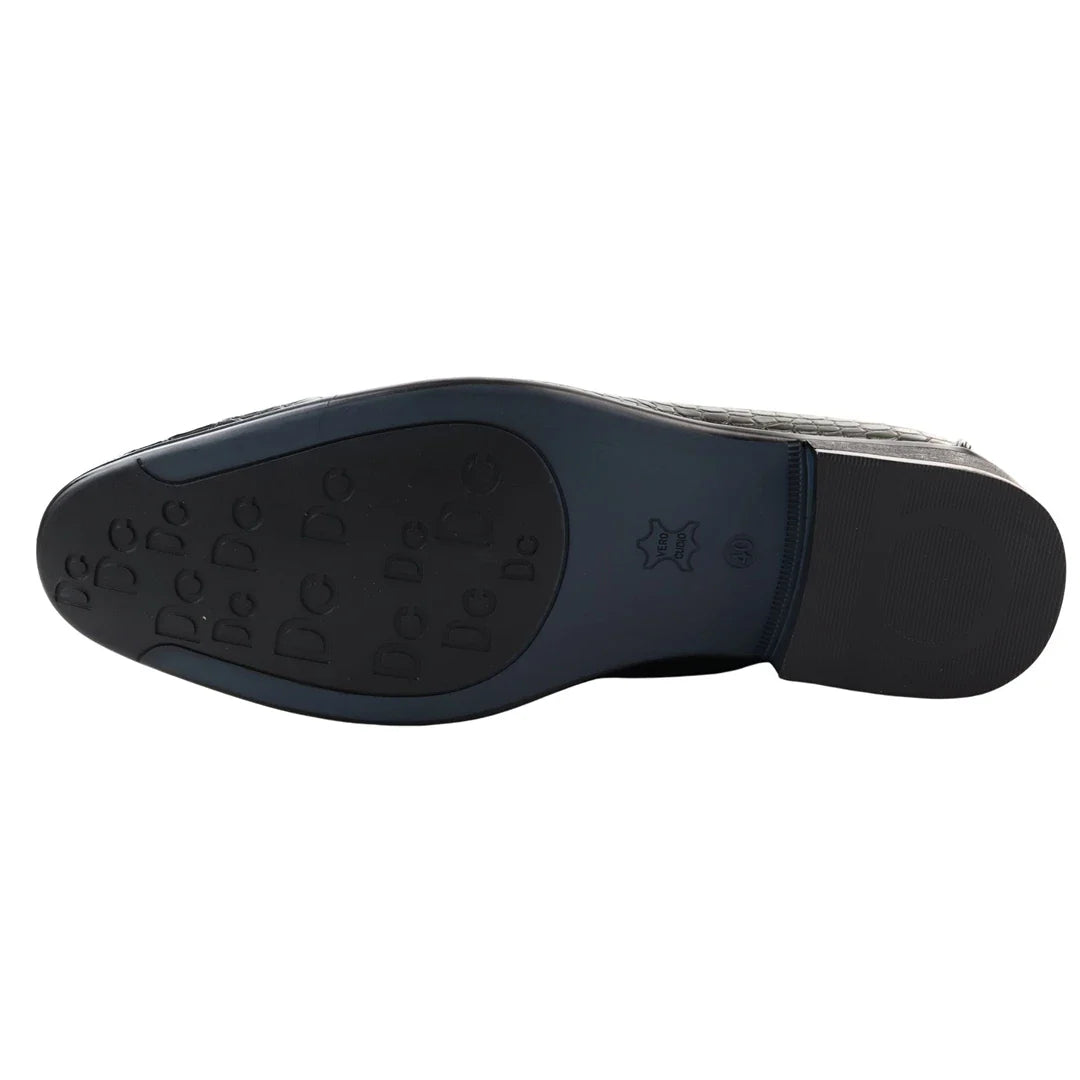 Vīriešu uzvelkamas formālas kurpes zaļā krāsā