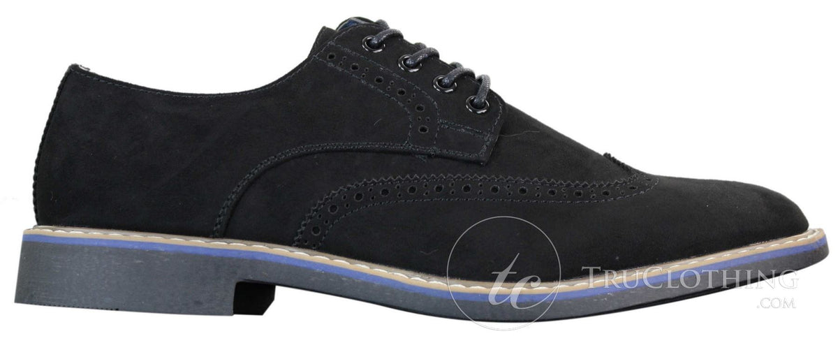 Elong EL0635 - vīriešu eleganti ikdienas zamšādas nubuka ādas brogi