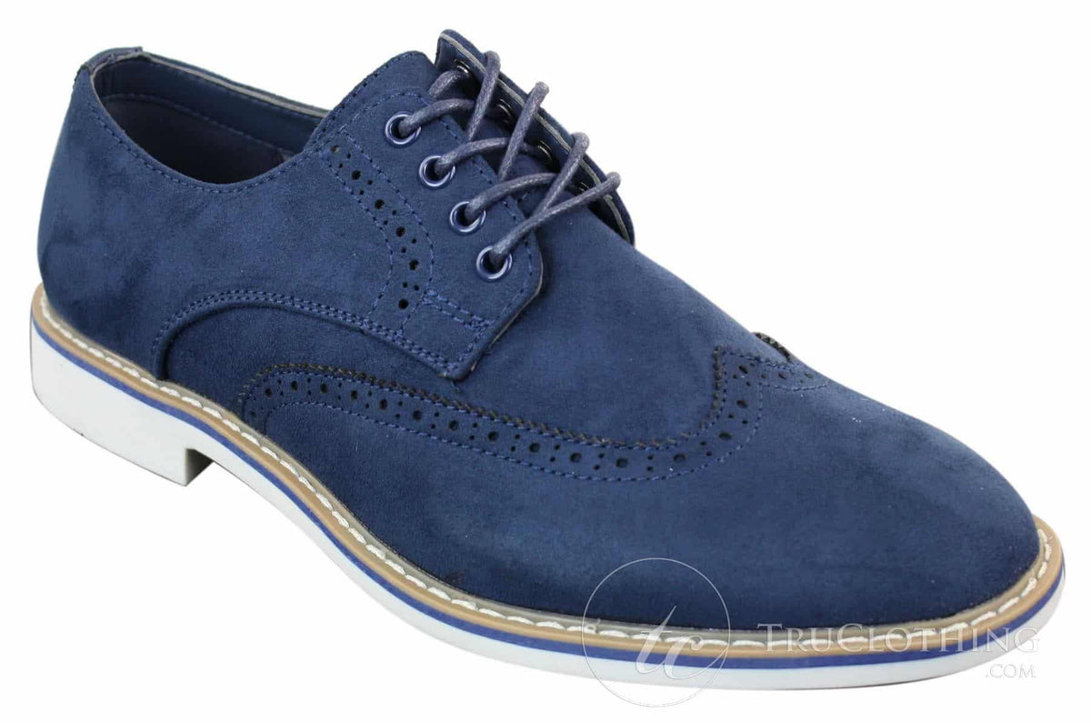Elong EL0635 - vīriešu eleganti ikdienas zamšādas nubuka ādas brogi