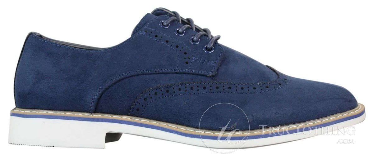 Elong EL0635 - vīriešu eleganti ikdienas zamšādas nubuka ādas brogi