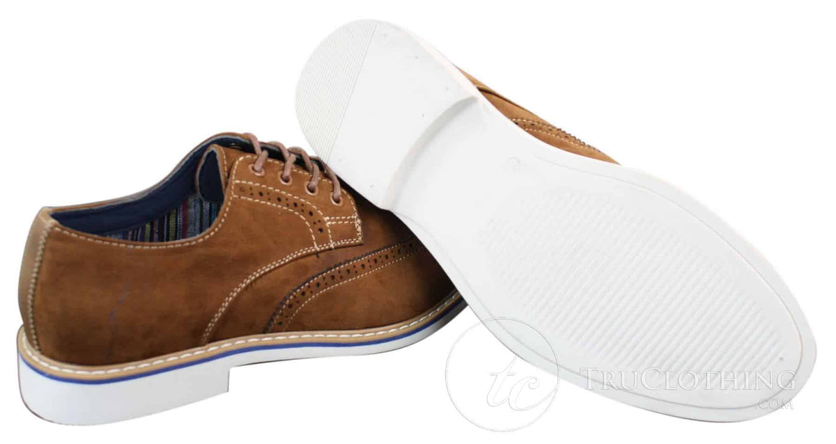 Elong EL0635 - vīriešu eleganti ikdienas zamšādas nubuka ādas brogi