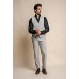 Vīriešu klasiskā pelēkā veste "Furious"