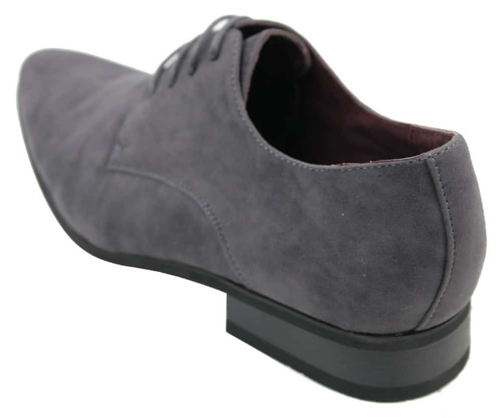 Vīriešu šņorētas elegantas ikdienas zamšādas kurpes sarkanas, zaļas, melnas, pelēkas, itāļu stilā