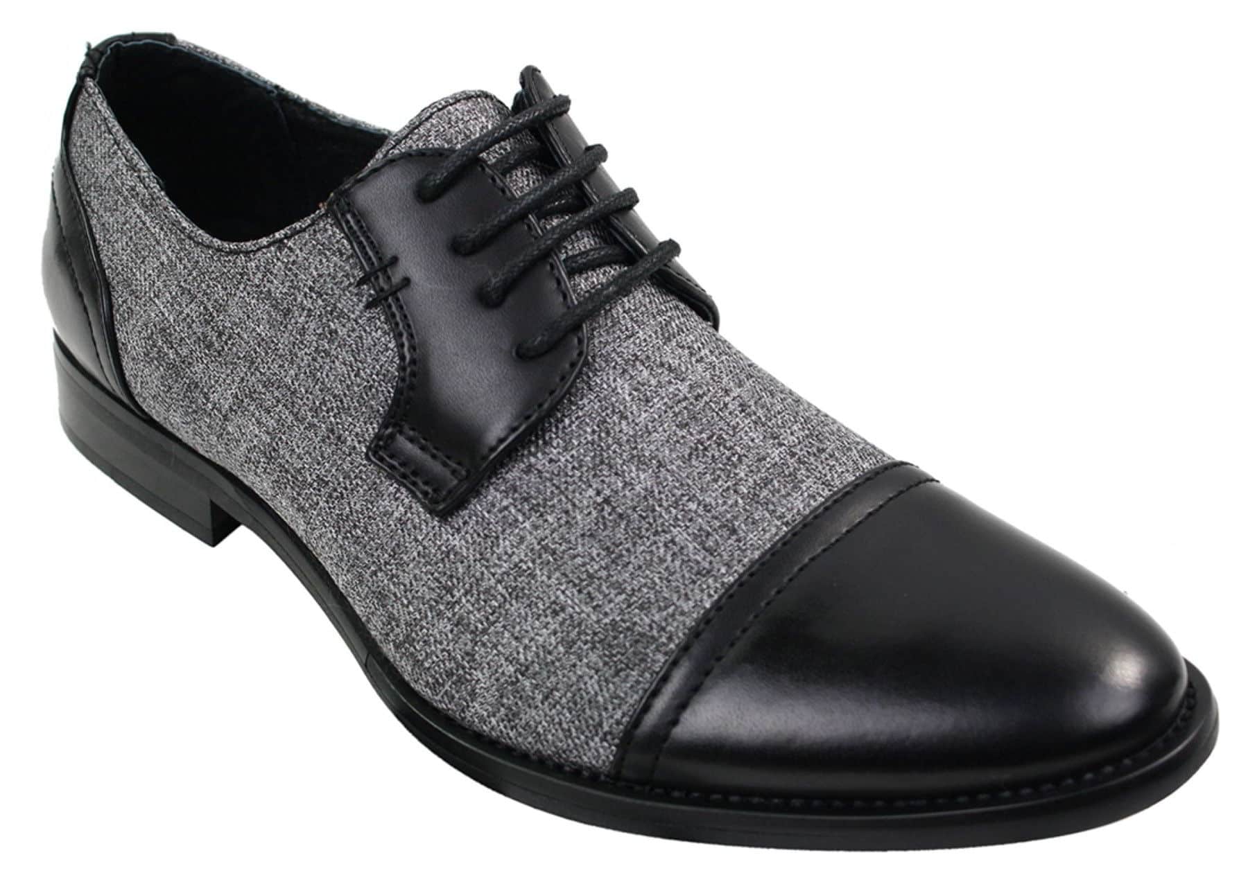 Vīriešu eleganti ikdienas apavi ar šņorēm un ādas apaviem ar šņorēm, vintage retro stilā