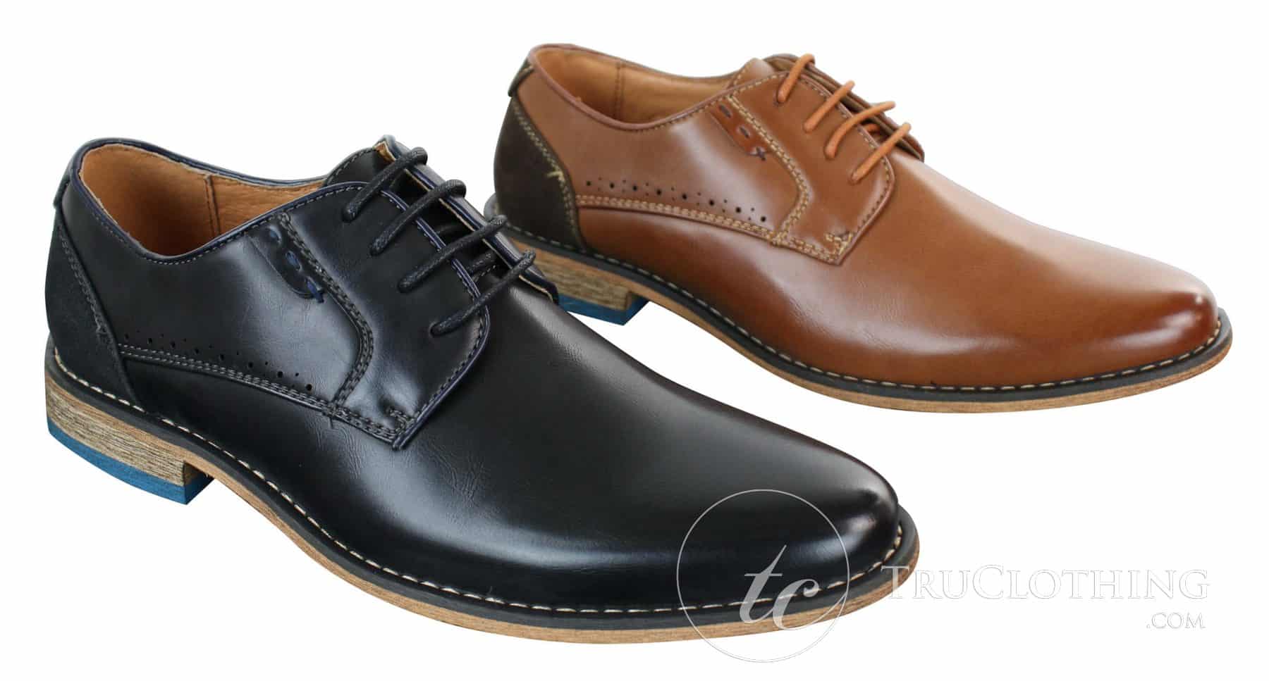 Galax GH3117 vīriešu apavi ar šņorēm, eleganti, ikdienas, formāli, klasiski, dzeltenbrūni, melni, ādas un zamšādas apavi.