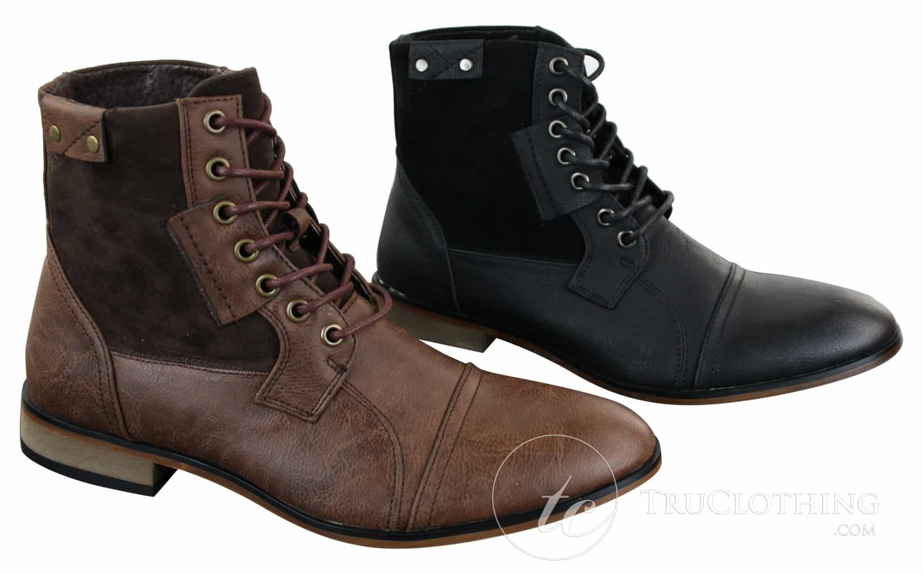 Galax GLX3516 vīriešu retro vintage pilsētas potīšu zābaki, plāni ādas zamšādas zābaki, šņorētas, eleganti, ikdienas