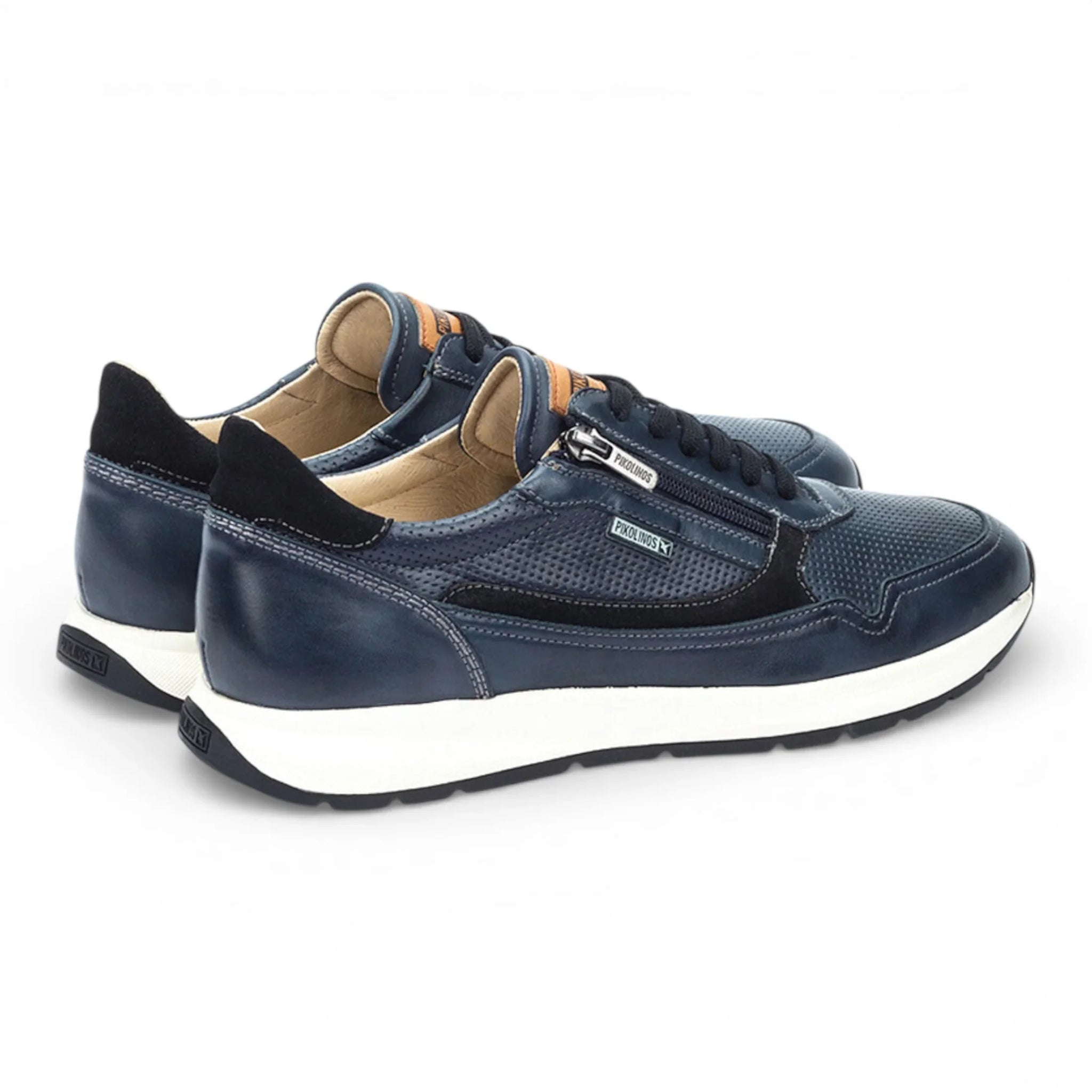 Getafe - vīriešu zilas ādas viegli valkājamas kedas