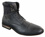 Galax GLX3517 vīriešu pieguļoši vintage retro stila Sherlock stila apavi ar auklām, eleganti, ikdienas, puszābaki ar ādu