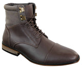 Galax GLX3517 vīriešu pieguļoši vintage retro stila Sherlock stila apavi ar auklām, eleganti, ikdienas, puszābaki ar ādu