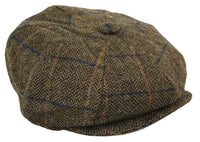 Vīriešu vintage tvīda Peaky Blinders cepure