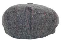 Vīriešu tvīda rūtainā Peaky Blinders cepure